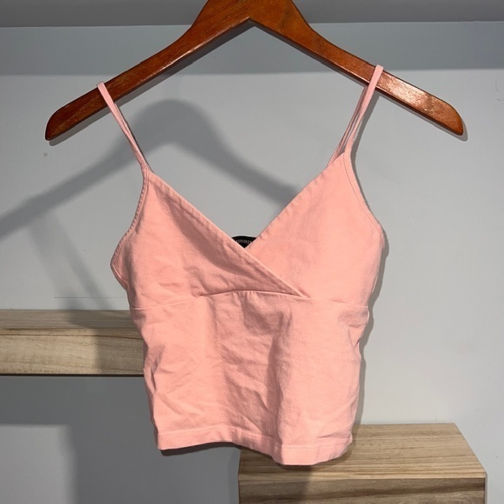 Forever 21 pink wrap top